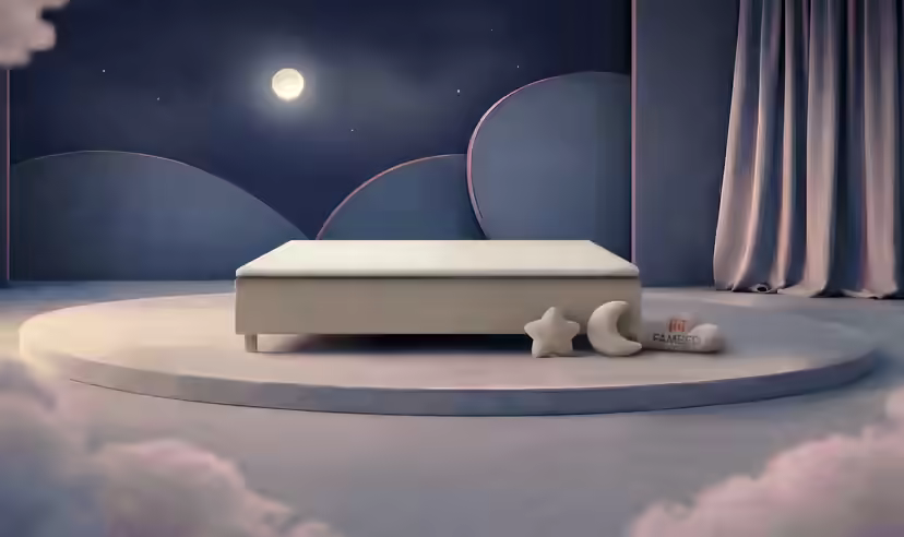 FAMBED-perhesänky, väri: beige, 240 × 200 cm, ilman sängynpäätyä