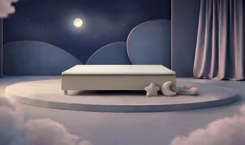 FAMBED-perhesänky, väri: beige, 250 × 200 cm, ilman sängynpäätyä