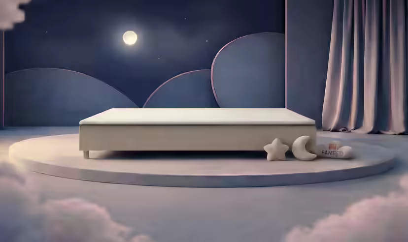 FAMBED-perhesänky, väri: beige, 310 × 210 cm, ilman sängynpäätyä