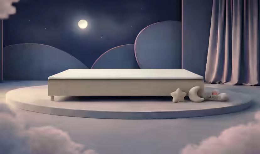 FAMBED-perhesänky, väri: beige, 320 × 210 cm, ilman sängynpäätyä
