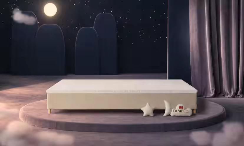 FAMBED-perhesänky, väri: beige, 340 × 200 cm, ilman sängynpäätyä