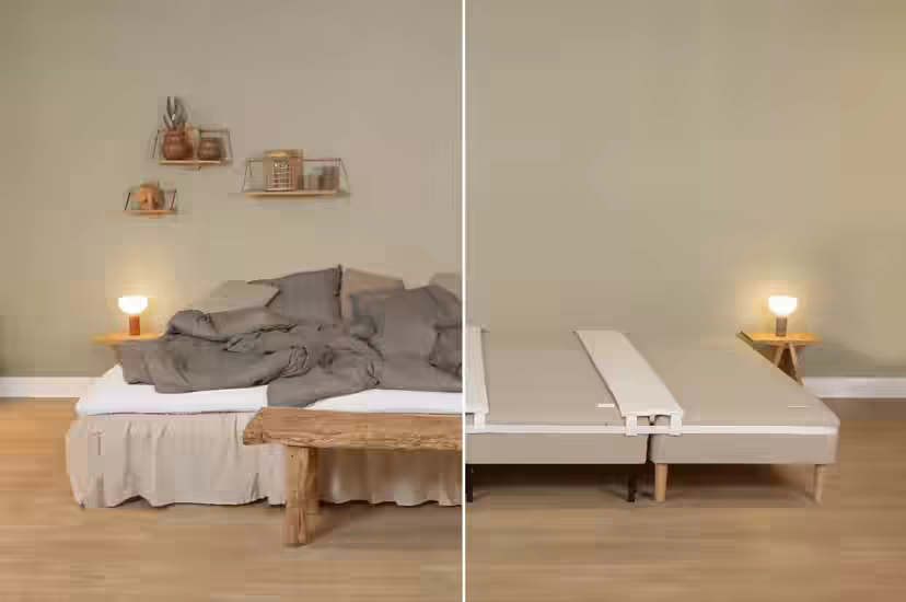 Video: tavallinen sänky laajennetaan FAMBED® DIY-kitin avulla, ennen ja jälkeen